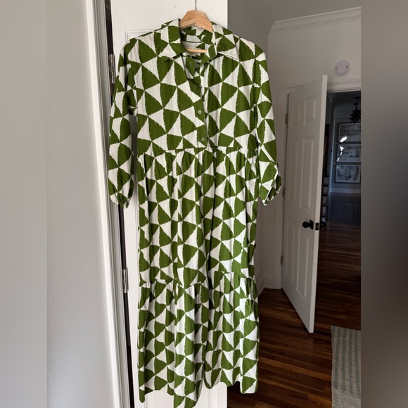 The Bettina Tiered Shirt Dress by Maeve - Picture 9 of 9